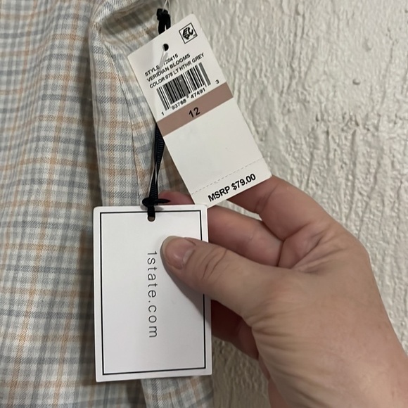 NWT 1. State Plaid Skirt Size 12 - Picture 5 of 6